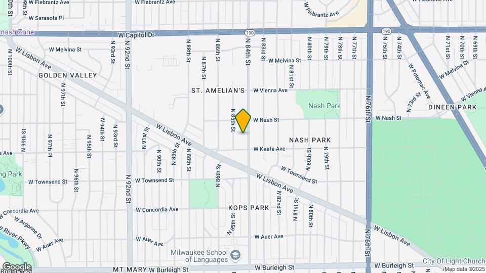 3531 N 84th St Map and Location Details