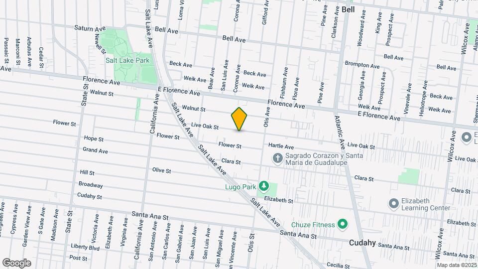4018 Live Oak St-Unit -D Map and Location Details