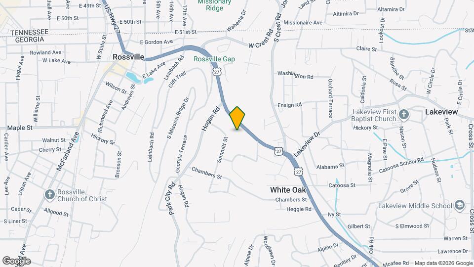 813 Chickamauga Ave Map and Location Details