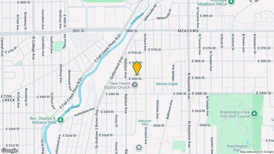 1902 E 35th St Map and Location Details