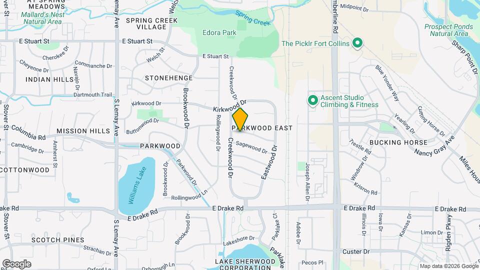 1613 Barnwood Dr Map and Location Details