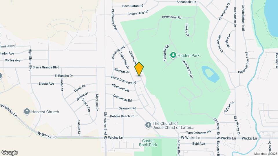 1924 Clubhouse Way Map and Location Details