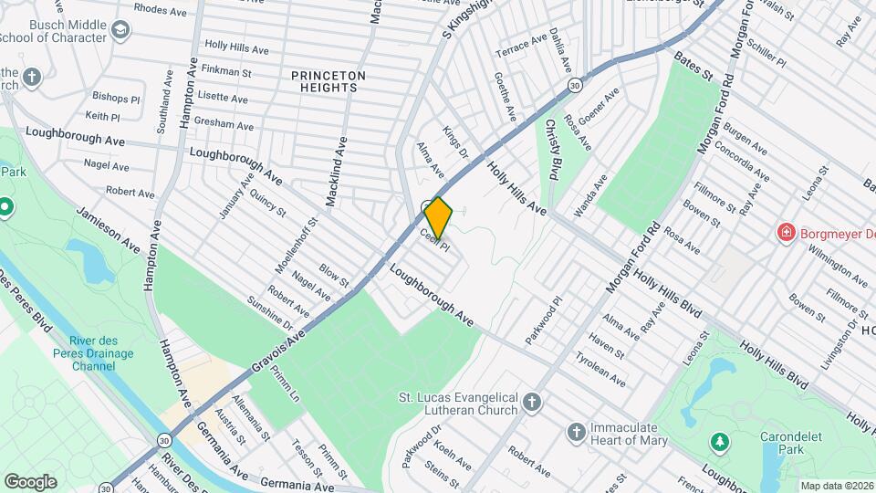 4632 Cecil Pl Mapa y Detalles de la Ubicación