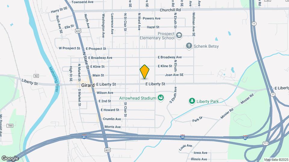 316 E Liberty St Map and Location Details