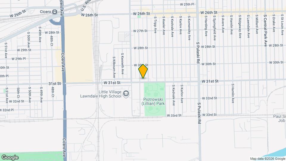 4316 W 31st St Map and Location Details