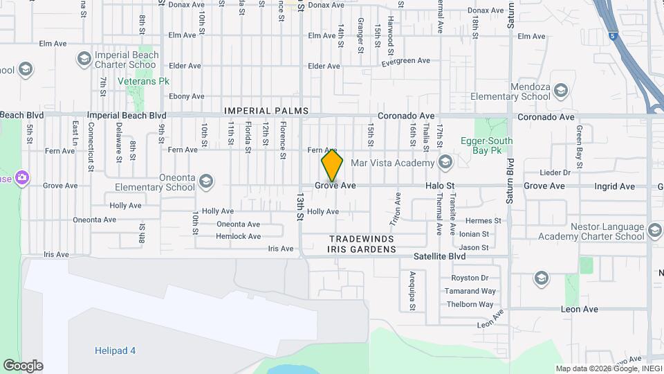 1382 Grove Ave, Unit 1382 grove ave Map and Location Details