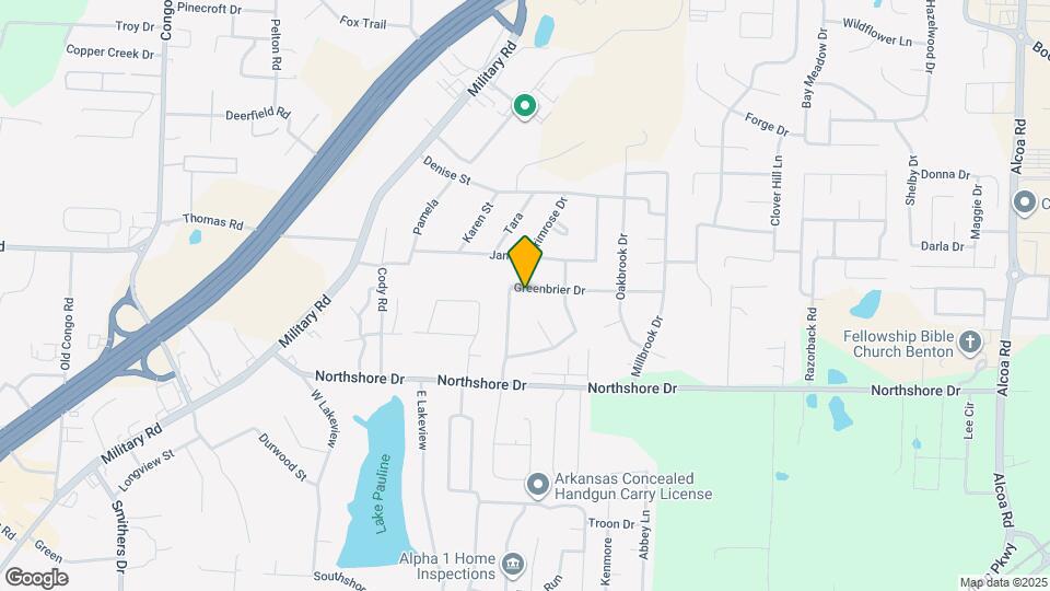 17 Greenbrier Dr Map and Location Details