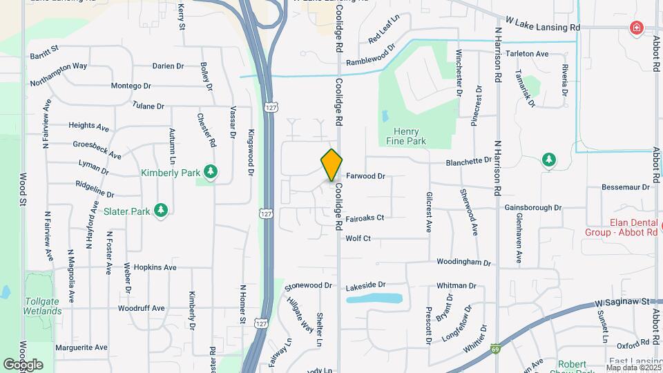 1649 Coolidge Rd Map and Location Details