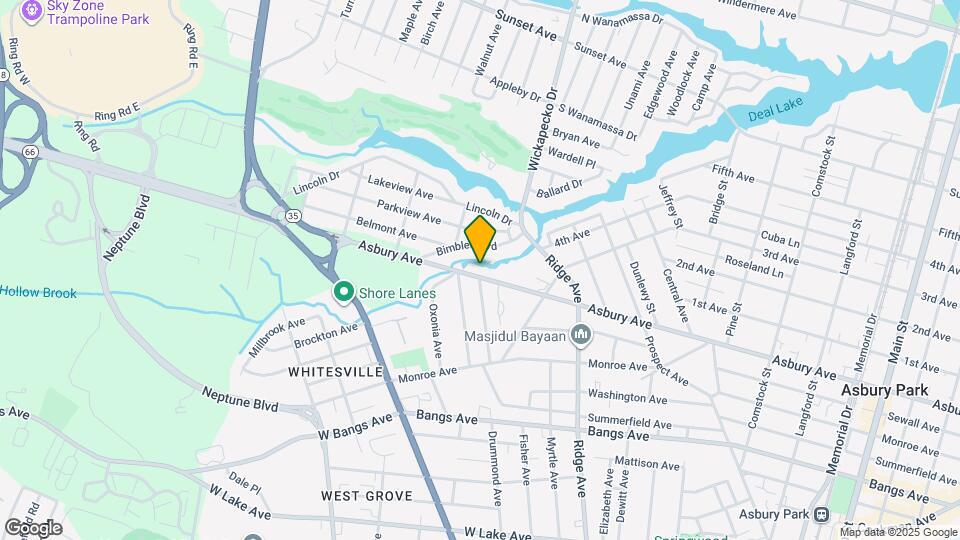 1739 Asbury Ave Mapa y Detalles de la Ubicación