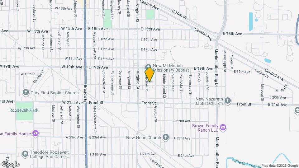 700 E 20th Ave Map and Location Details