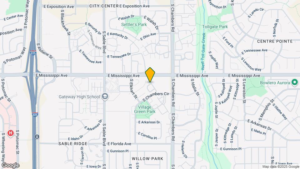 1155 S Fairplay Cir Map and Location Details