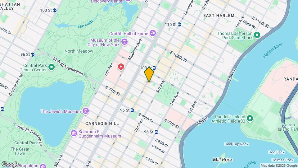 1569 Lexington Ave Mapa y Detalles de la Ubicación