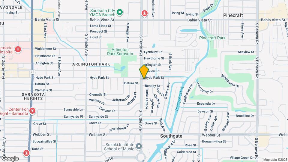 2015 S Tuttle Ave Map and Location Details