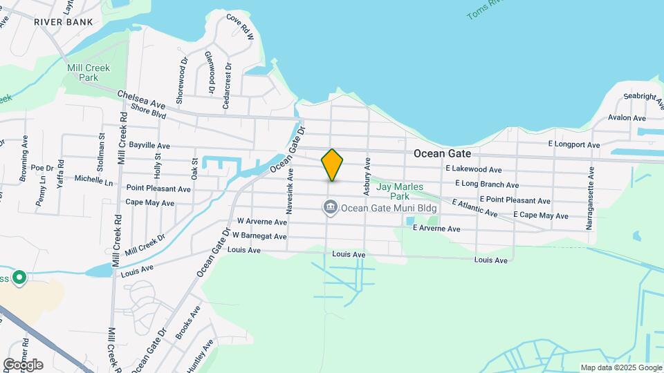 605 Ocean Gate Ave Map and Location Details