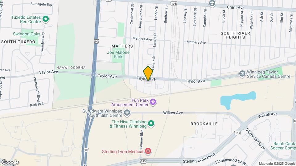 1710 Taylor Ave Map and Location Details