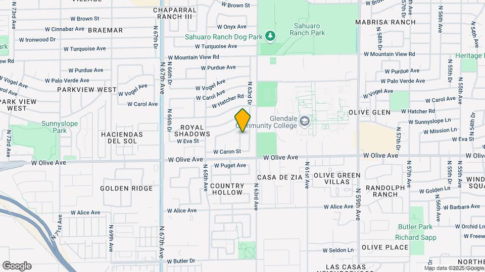 9103 N 63rd Ln Map and Location Details