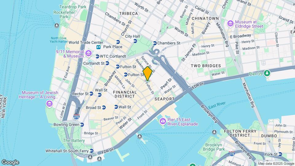 77 Fulton St Mapa y Detalles de la Ubicación