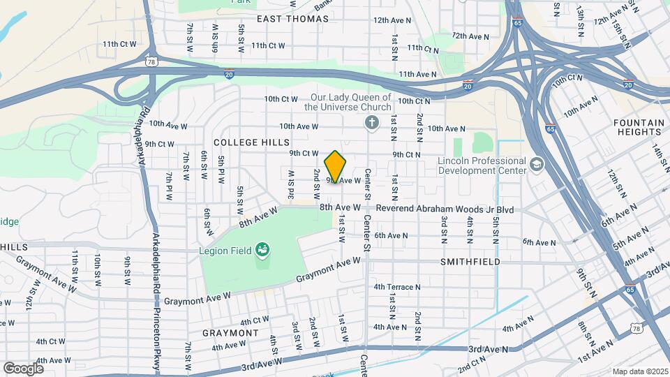 826 1st St W Map and Location Details