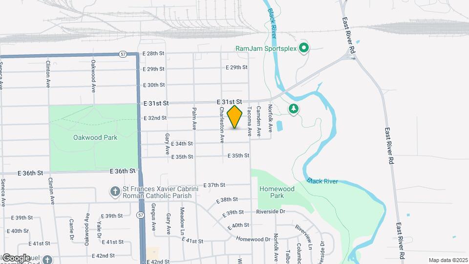 2522 E 33rd St Map and Location Details