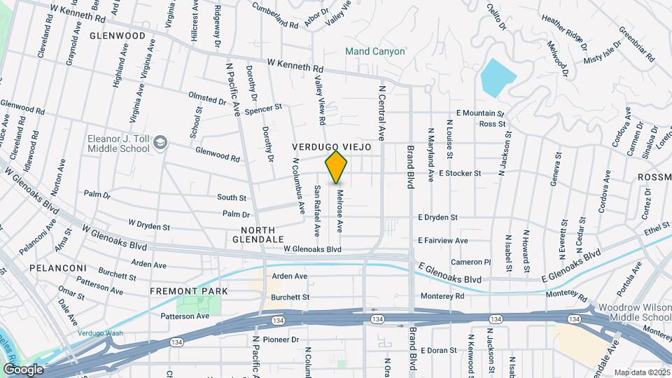 1137 Melrose Ave Mapa y Detalles de la Ubicación