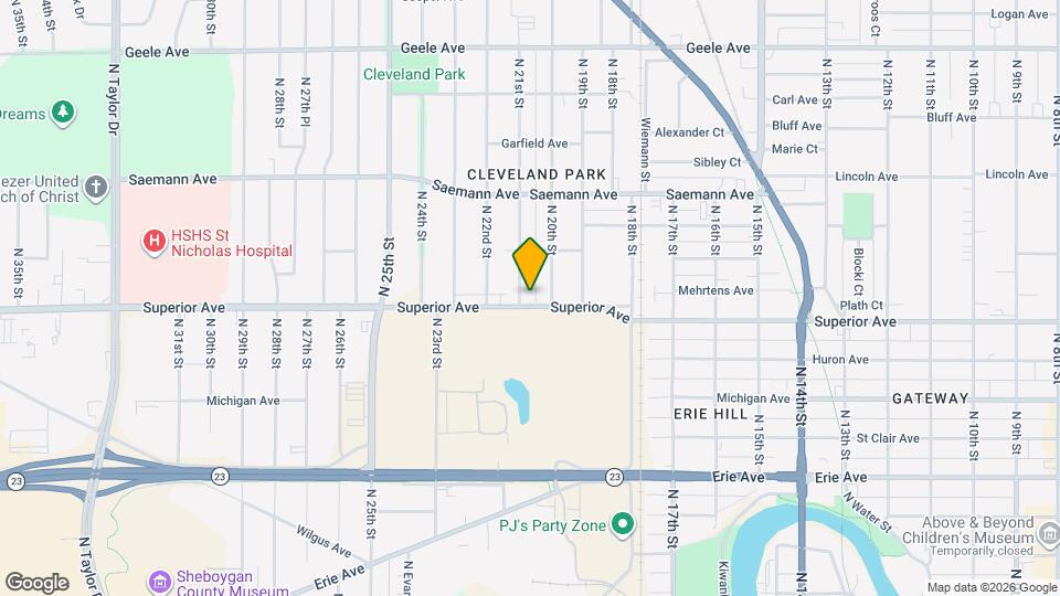 2020 Superior Ave, Unit 2020A Map and Location Details