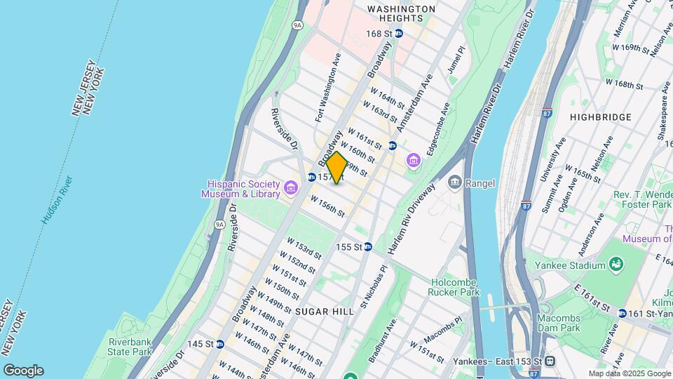 527 West 157th Street Map and Location Details