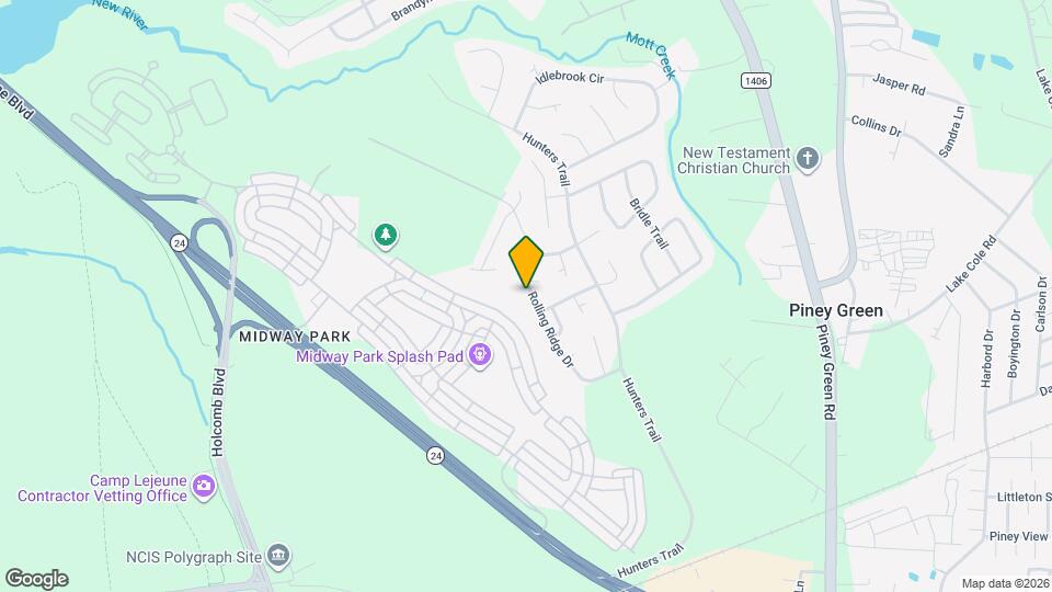 2111 Rolling Ridge Dr Map and Location Details