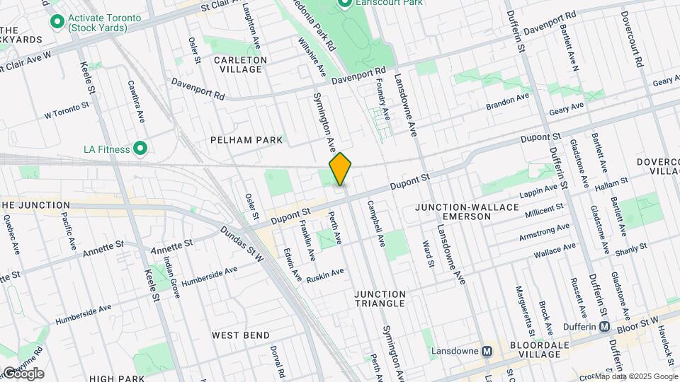 417 Symington Av Map and Location Details