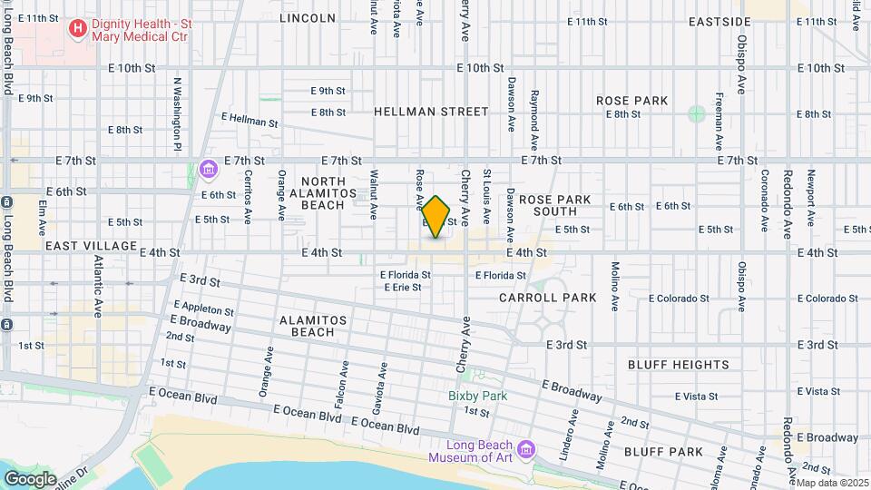 1827 E 4th St Map and Location Details