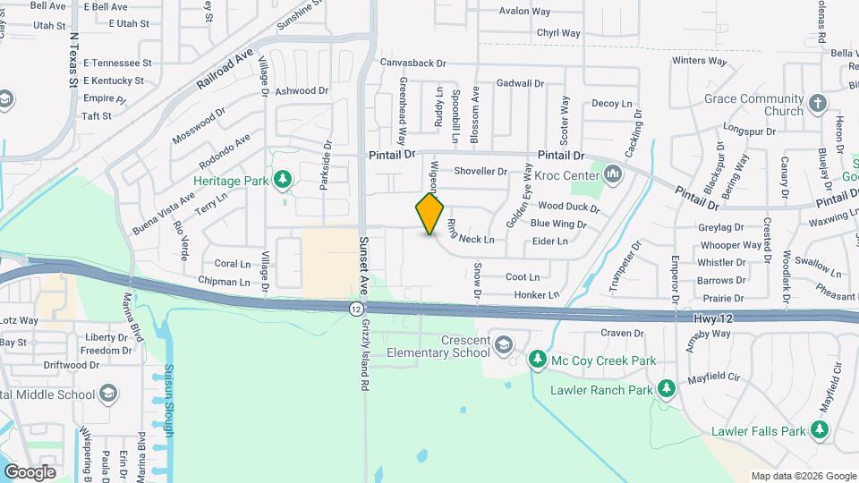 622 Wigeon Way Map and Location Details