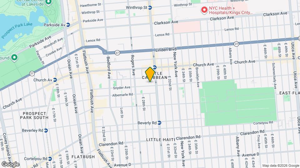 2829 Snyder Ave Map and Location Details