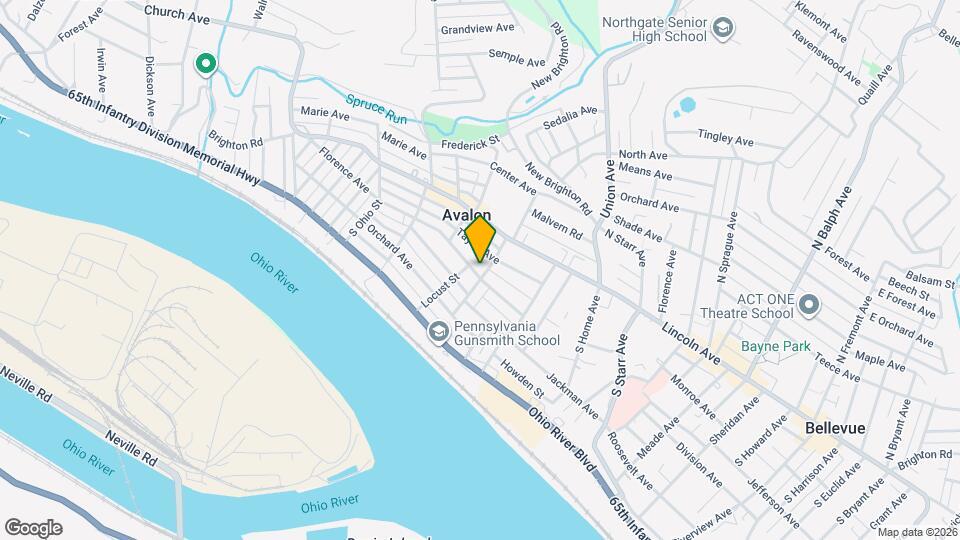 749 Florence Ave Map and Location Details