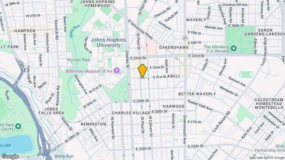 3043 St. Paul St Mapa y Detalles de la Ubicación
