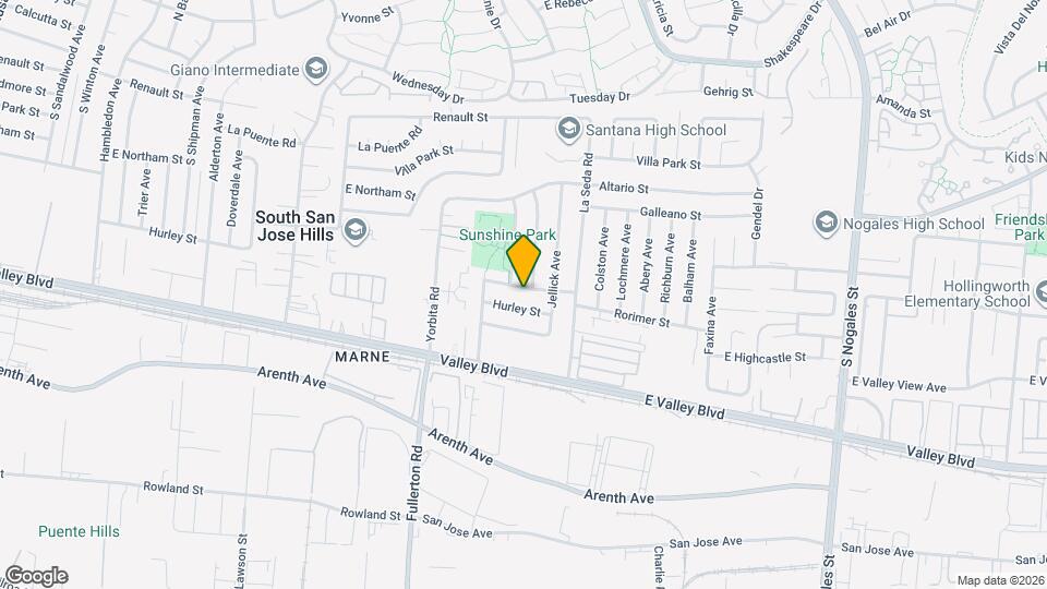 18446 Rorimer St Map and Location Details