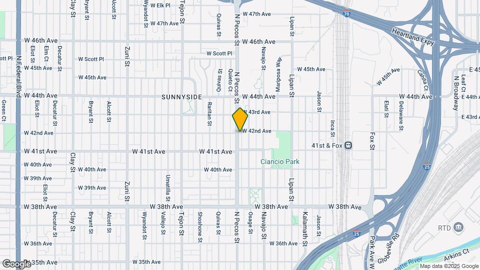 4176 N Pecos St Map and Location Details