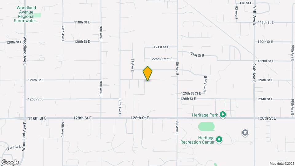 12405 83rd Ave E Map and Location Details