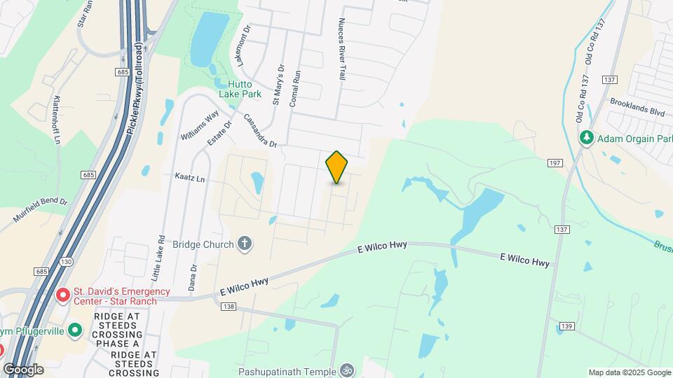 322 Pedernales Ln Map and Location Details