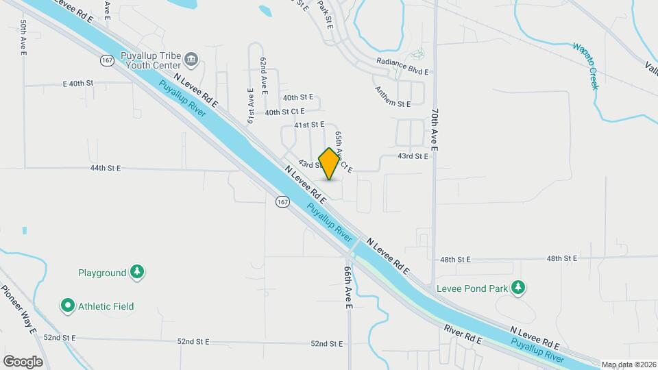 6500 44th St E Map and Location Details