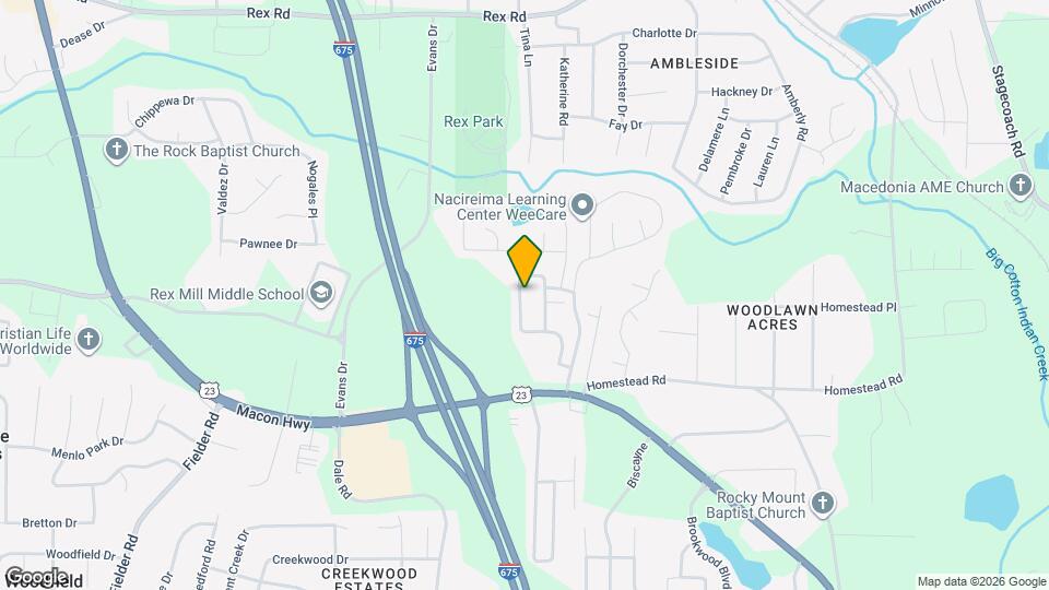 6296 Ellenwood Dr Map and Location Details