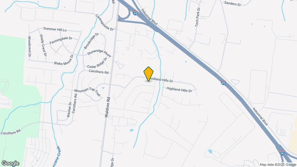 606 Knollwood Dr Map and Location Details