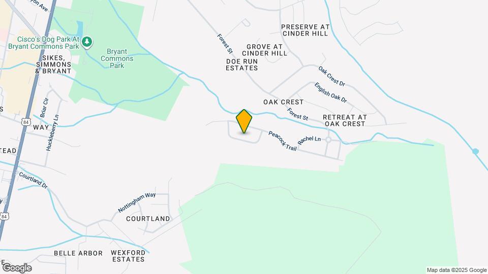 1316 Hill View Cir Map and Location Details