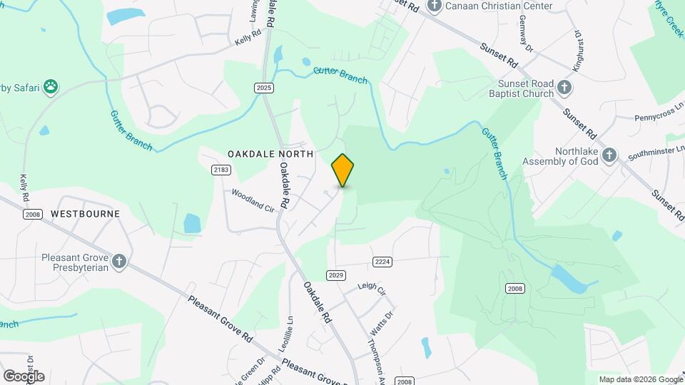 2910 Oakdale Pasture Dr Map and Location Details