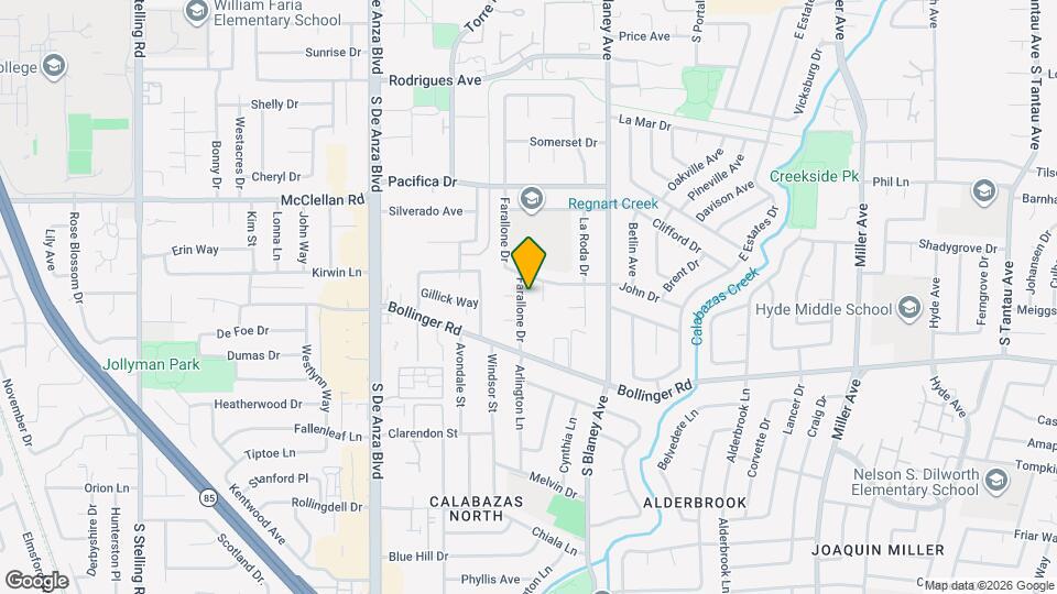 10700 Farallone Dr Mapa y Detalles de la Ubicación