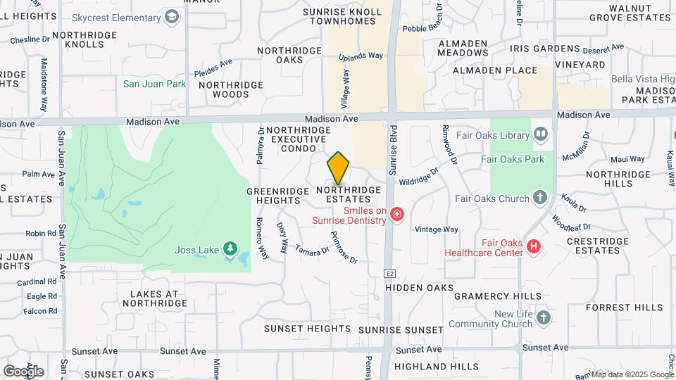 5140 Oak Point Way Map and Location Details