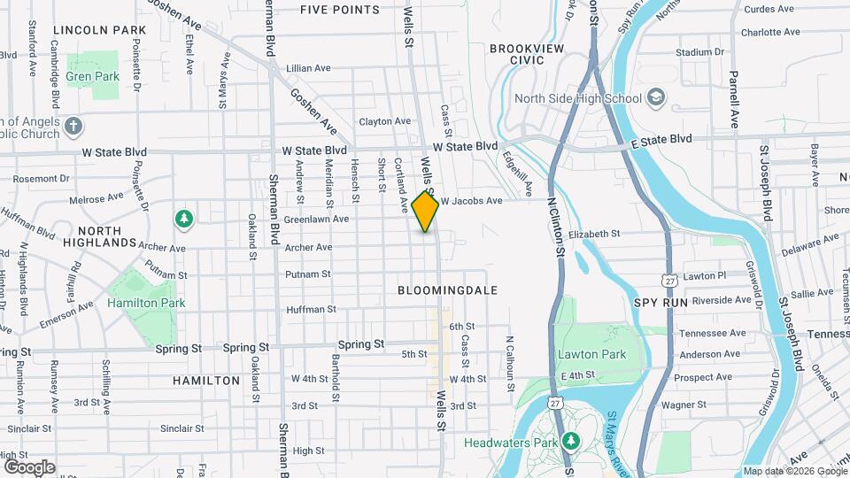 412 Archer Ave Map and Location Details