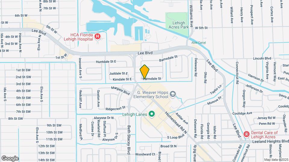 1322 Farmdale St Map and Location Details
