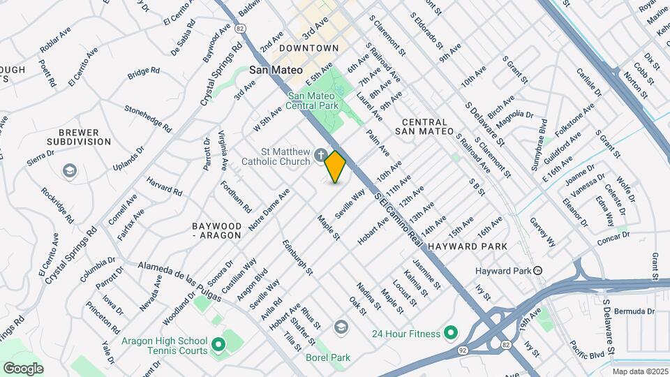 34 Aragon Blvd Map and Location Details