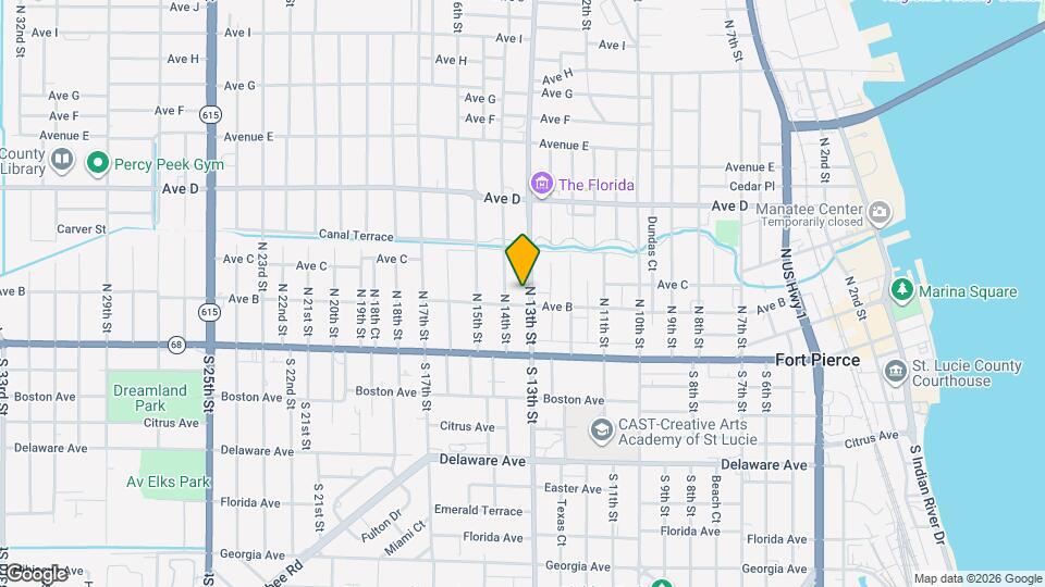 305 N 13th St Mapa y Detalles de la Ubicación