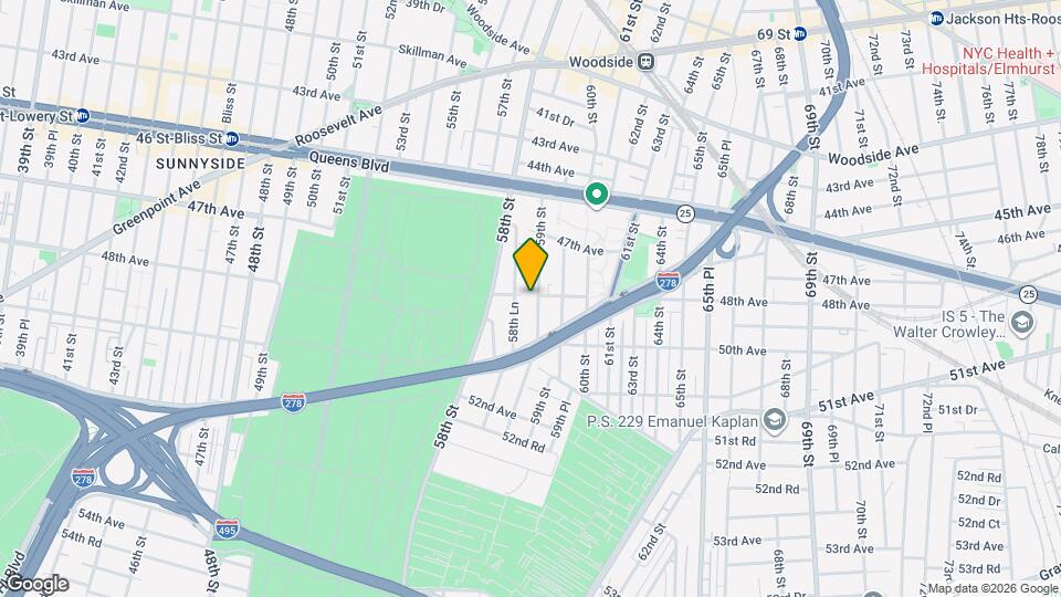 48-02 59th St Map and Location Details