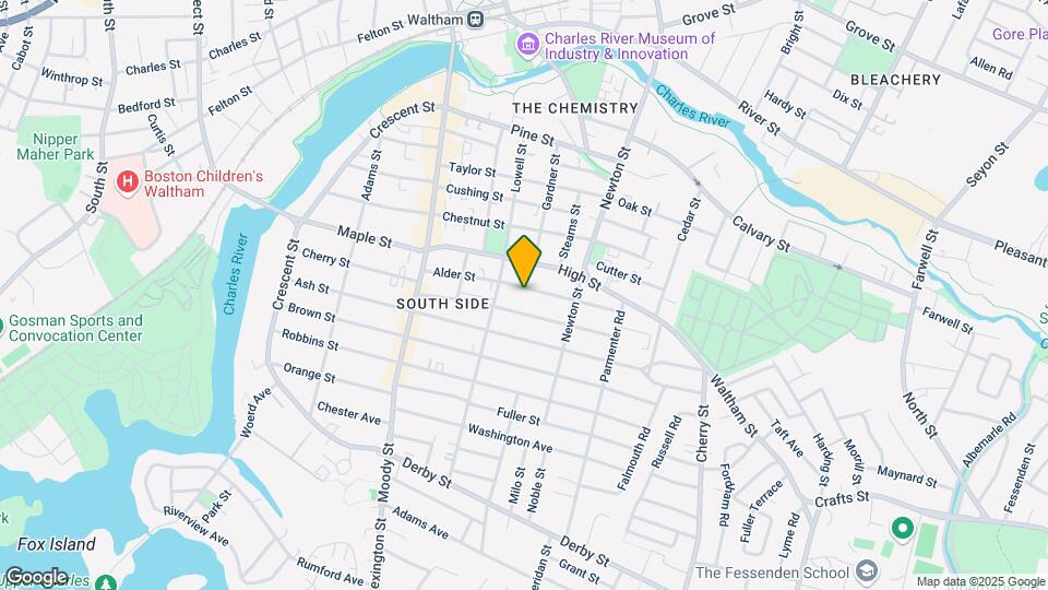 83 Alder St, Unit C Map and Location Details
